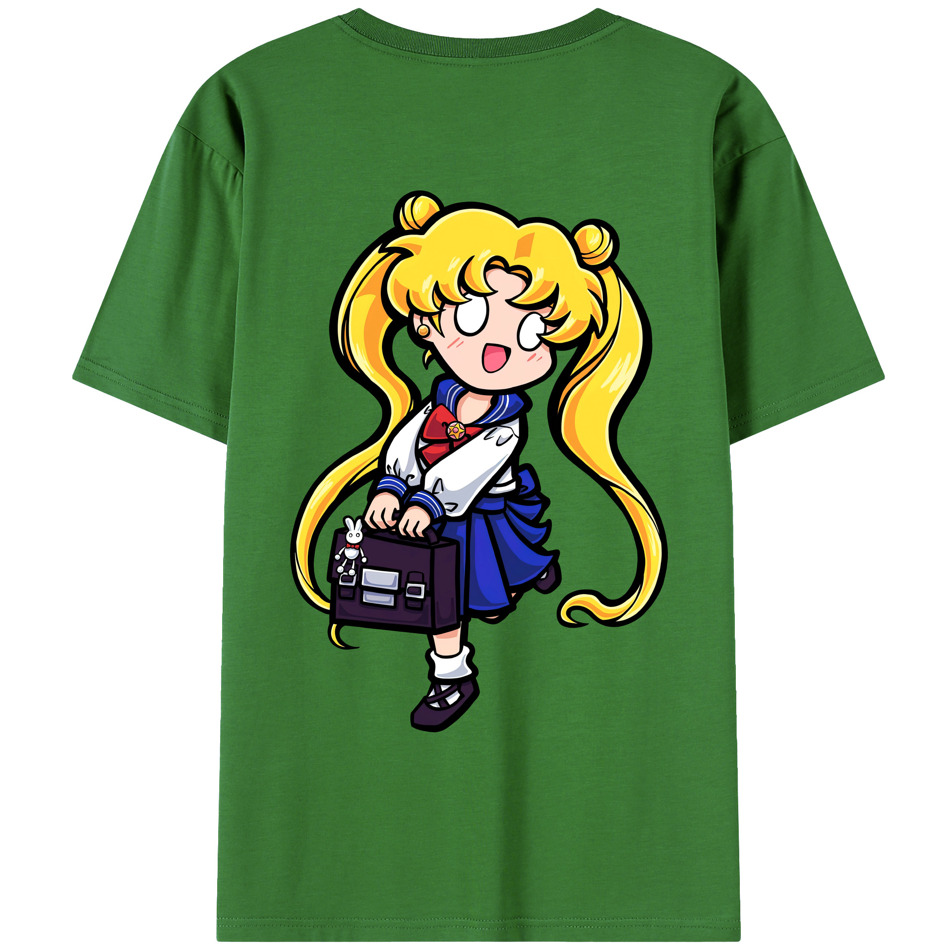 （画像用） 美少女戦士セーラームーン 愛野 美奈子 あいの みなこ Sailor Moon Aino Minako レディース半袖Tシャツ(バックプリント)